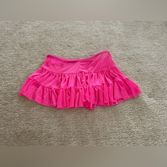 Girl’s Black and White Swim Suit with Pink Skirt - Size: Medium 7-8 - Picture 7 of 10